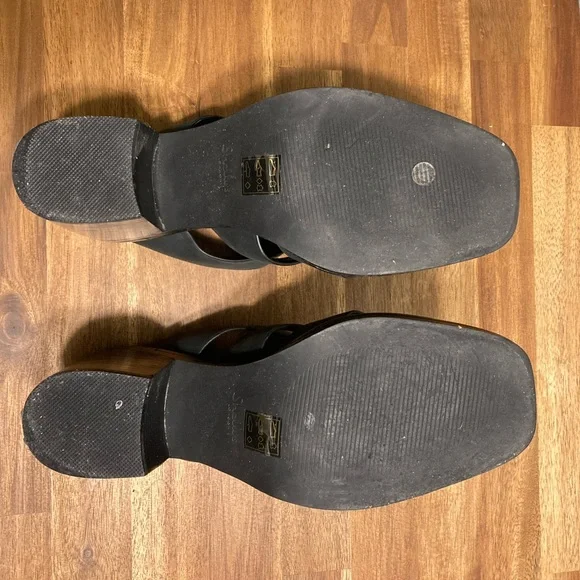 *SOLD* Shellys London Leather Mules - Picture 5 of 6